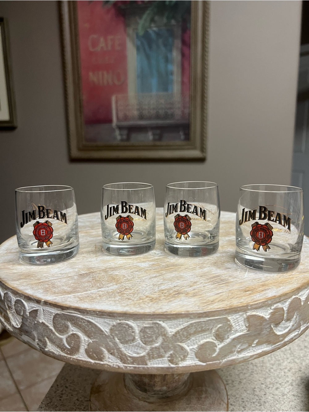 Jim Beam Branded Racing Shot Glasses